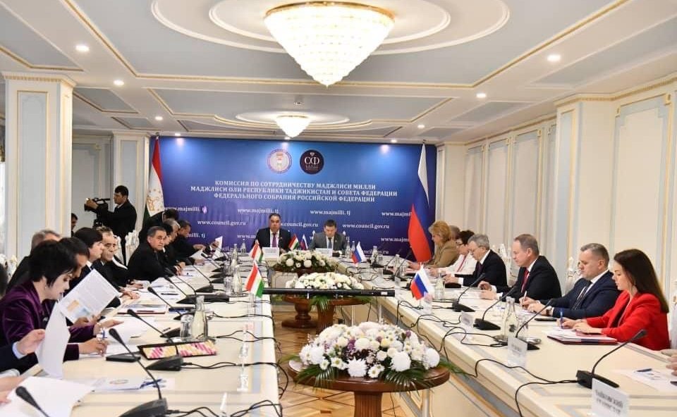 12-е заседание Комиссии по сотрудничеству Совета Федерации ФС РФ и Маджлиси милли Маджлиси Оли Республики Таджикистан