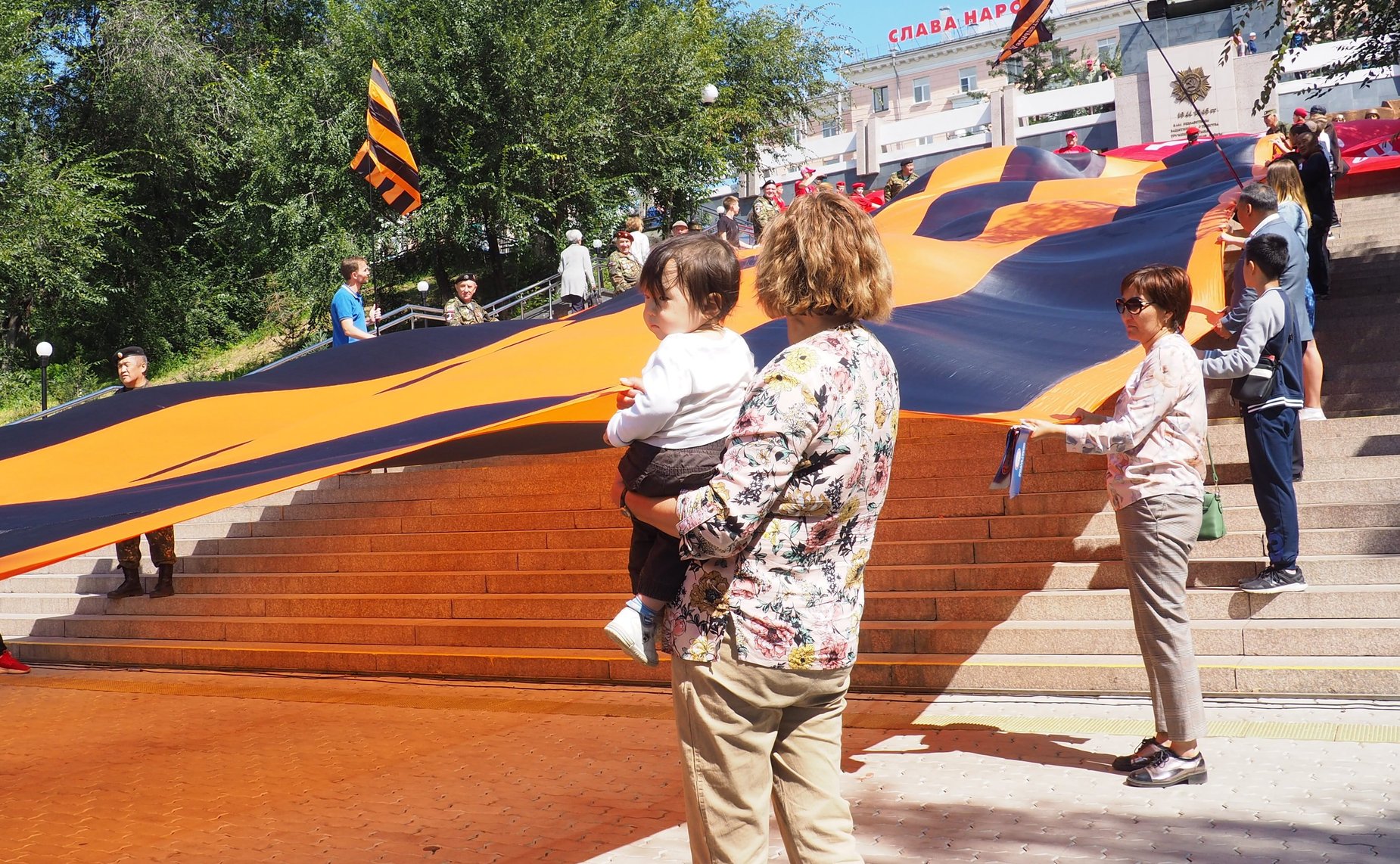 Автопробег по бурятскому участку маршрута второго этапа Всероссийского патриотического автомарша «Юнармия – От Победы к Победам. Сибирь — Восток 2019»