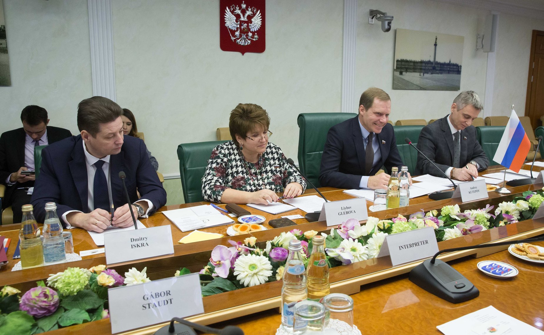 Встреча А. Кутепова с председателем Комитета Государственного собрания Венгрии по вопросам юстиции И. Вейкеем