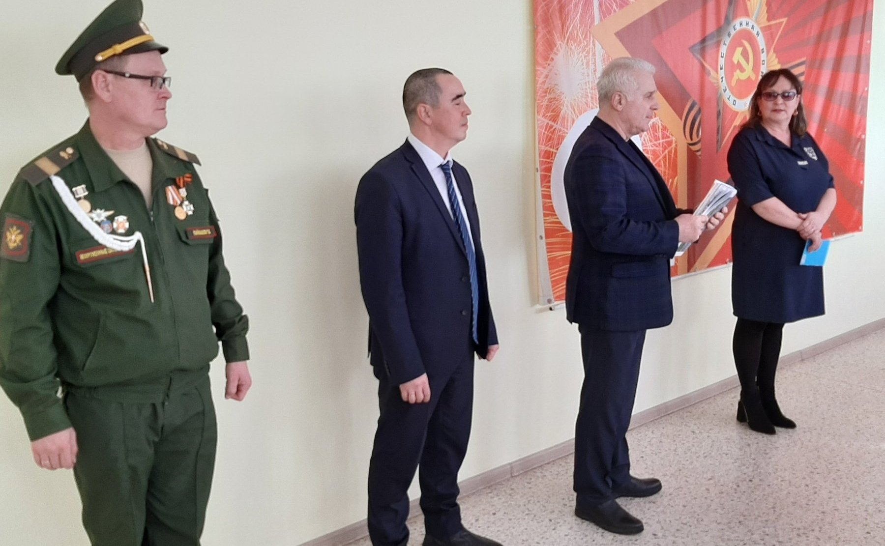 Сергей Мартынов встретился с кадетами Сернурской школы № 1