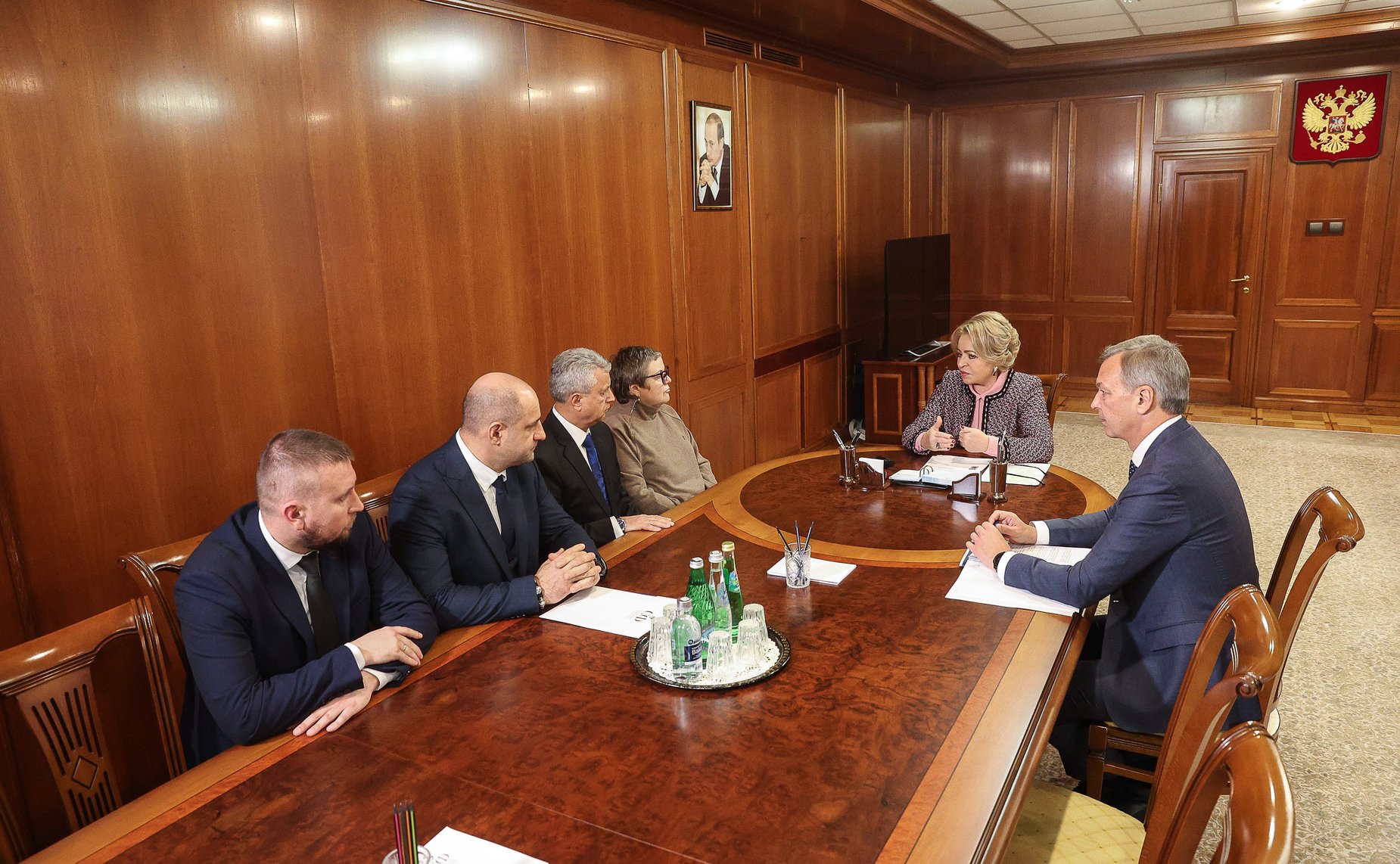 Встреча Председателя СФ Валентины Матвиенко с руководителями законодательных органов воссоединенных субъектов РФ