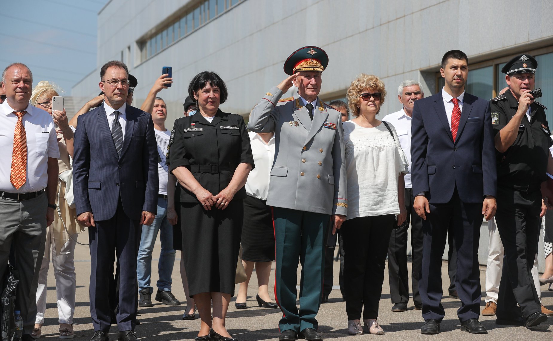 Памятное мероприятие в честь 20-летия Федерального военного мемориала Пантеон защитников отечества в городе Мытищи