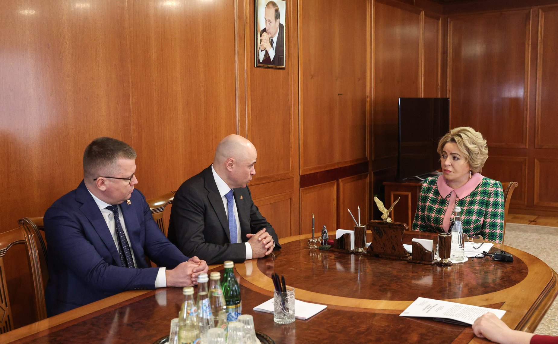 Валентина Матвиенко провела встречу с руководством Липецкой области