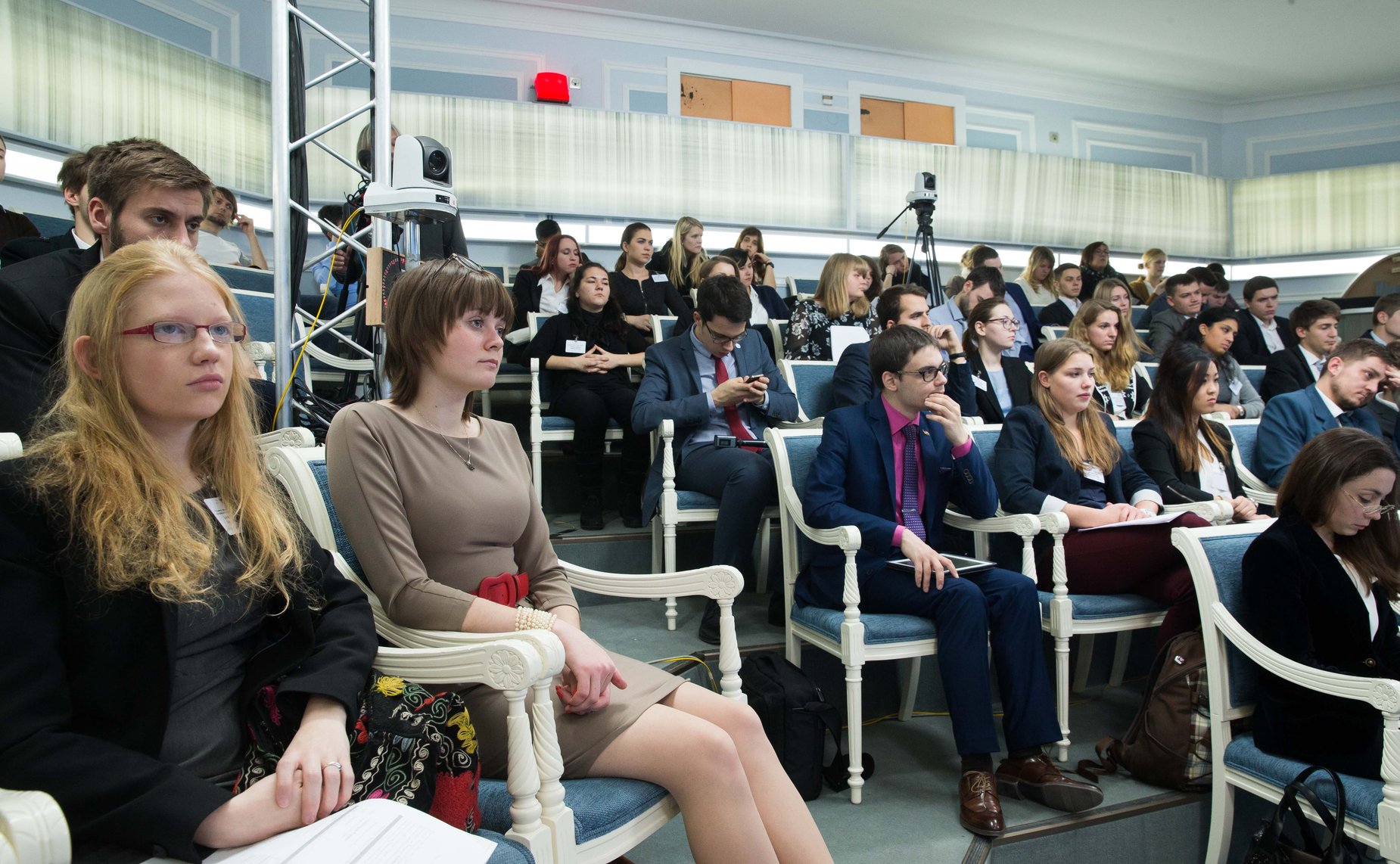 Встреча членов Совета Федерации с участниками Российско-Германского молодежного парламента