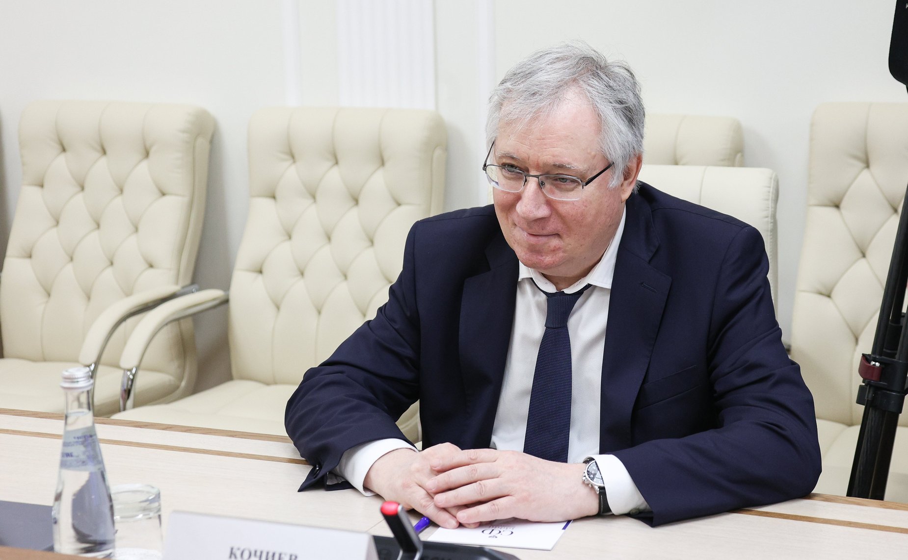 Встреча председателя Комитета СФ по международным делам Григория Карасина с Государственным советником Президента Республики Южная Осетия