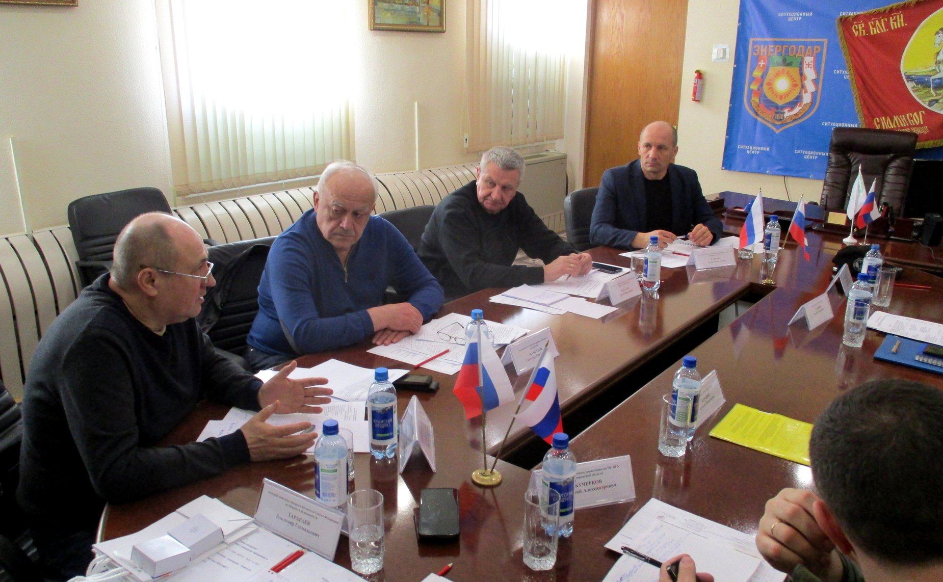 Выездное заседание рабочей группы Комитета СФ по обороне и безопасности с участием представителей главного управления по чрезвычайным ситуациям Запорожской области