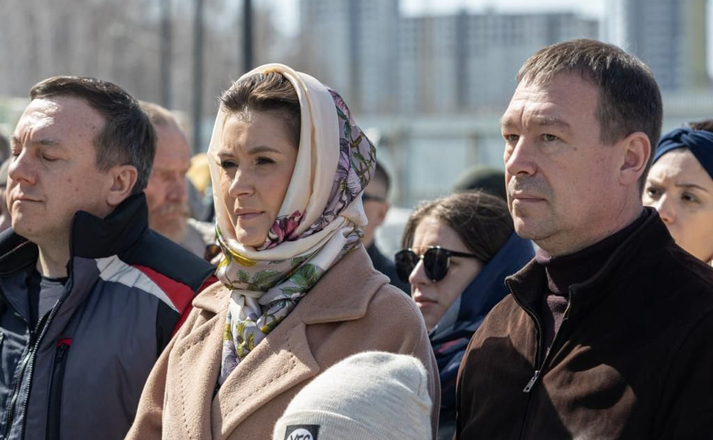 Маргарита Павлова приняла участие в церемонии освящения крестов для центрального купола строящегося Кафедрального собора Рождества Христова в Челябинске