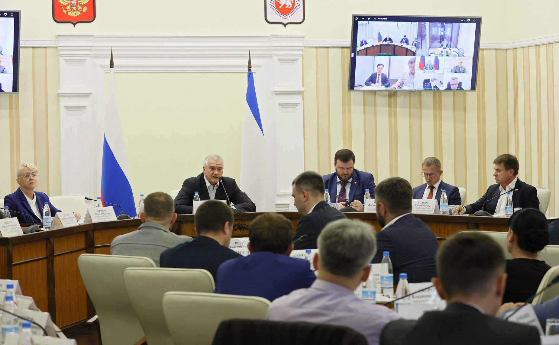 Сенаторы провели совещания по интеграции Запорожской и Херсонской областей в экономическую систему России и поддержке МСП