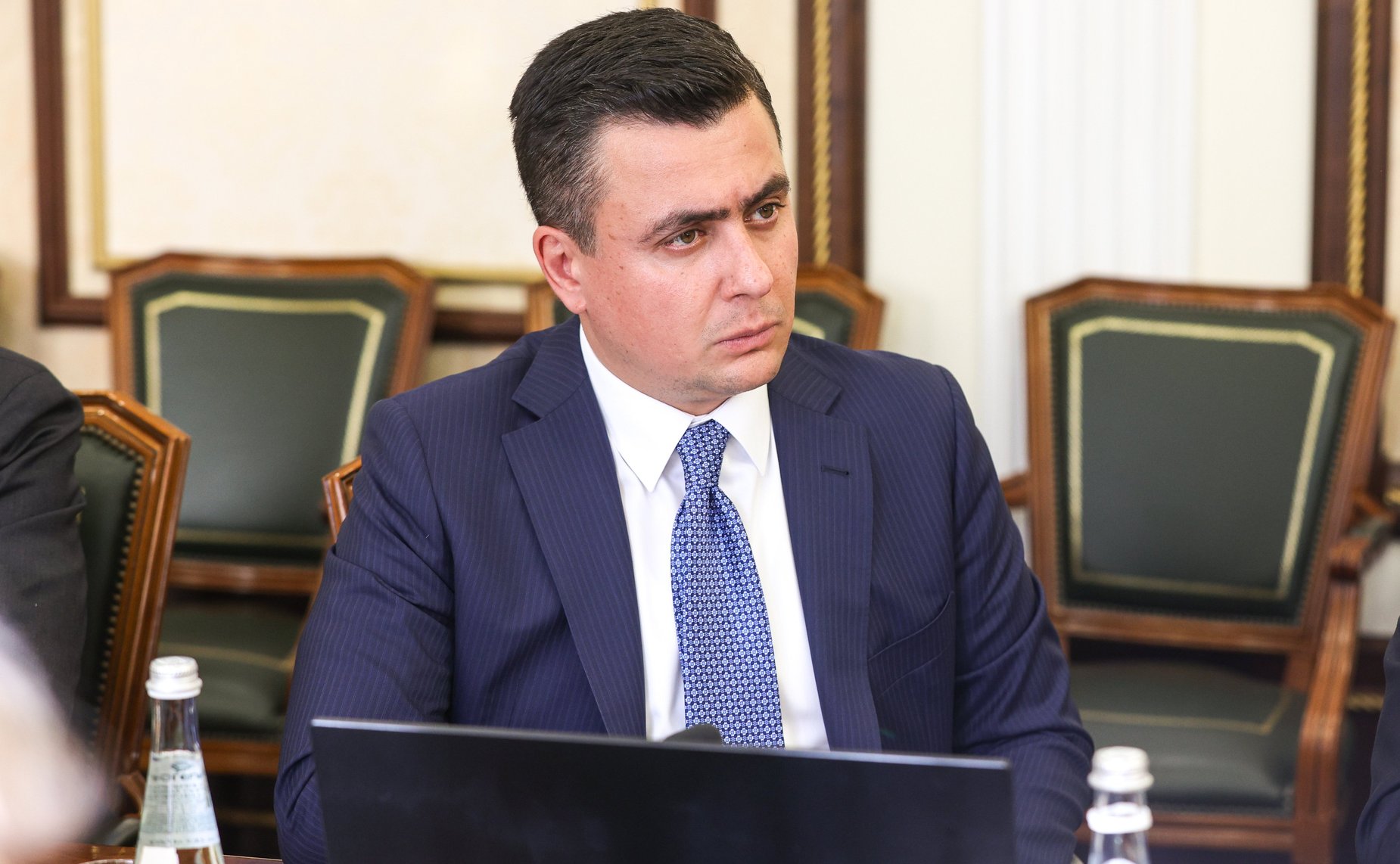 Встреча сенаторов РФ с депутатом Великого национального собрания Турции, председателем группы дружбы с Россией Великого национального собрания Турции Муратом Байбатуром