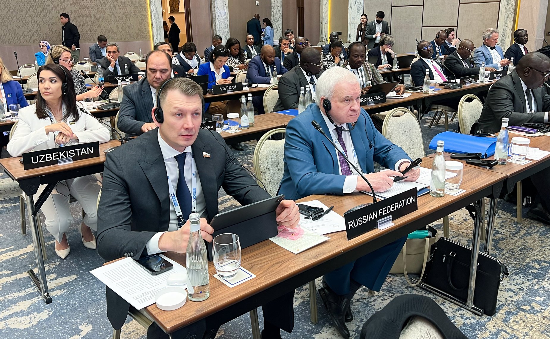 Сенаторы приняли участие в мероприятиях 150-й Ассамблеи МПС