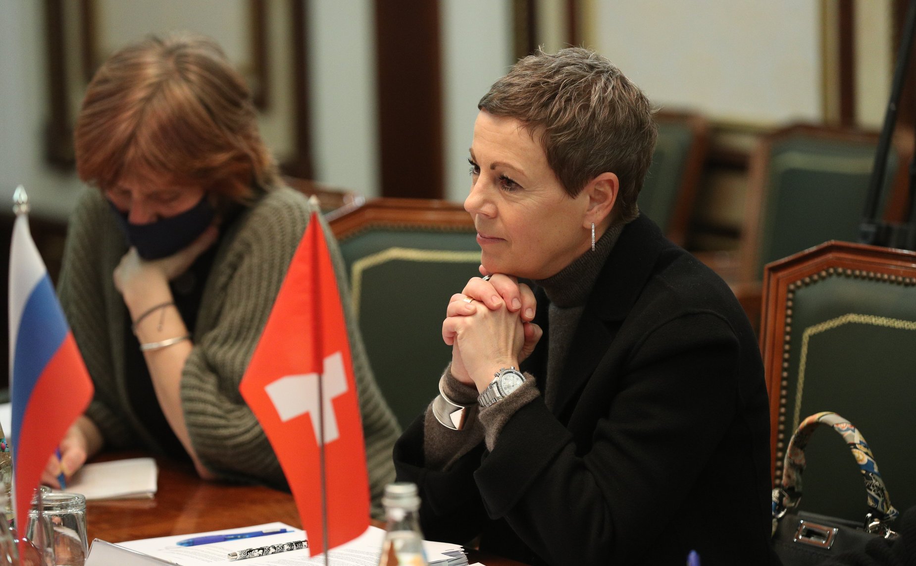 Григорий Карасин провел встречу с Чрезвычайным и Полномочным Послом Швейцарской Конфедерации в РФ Кристиной Марти Ланг