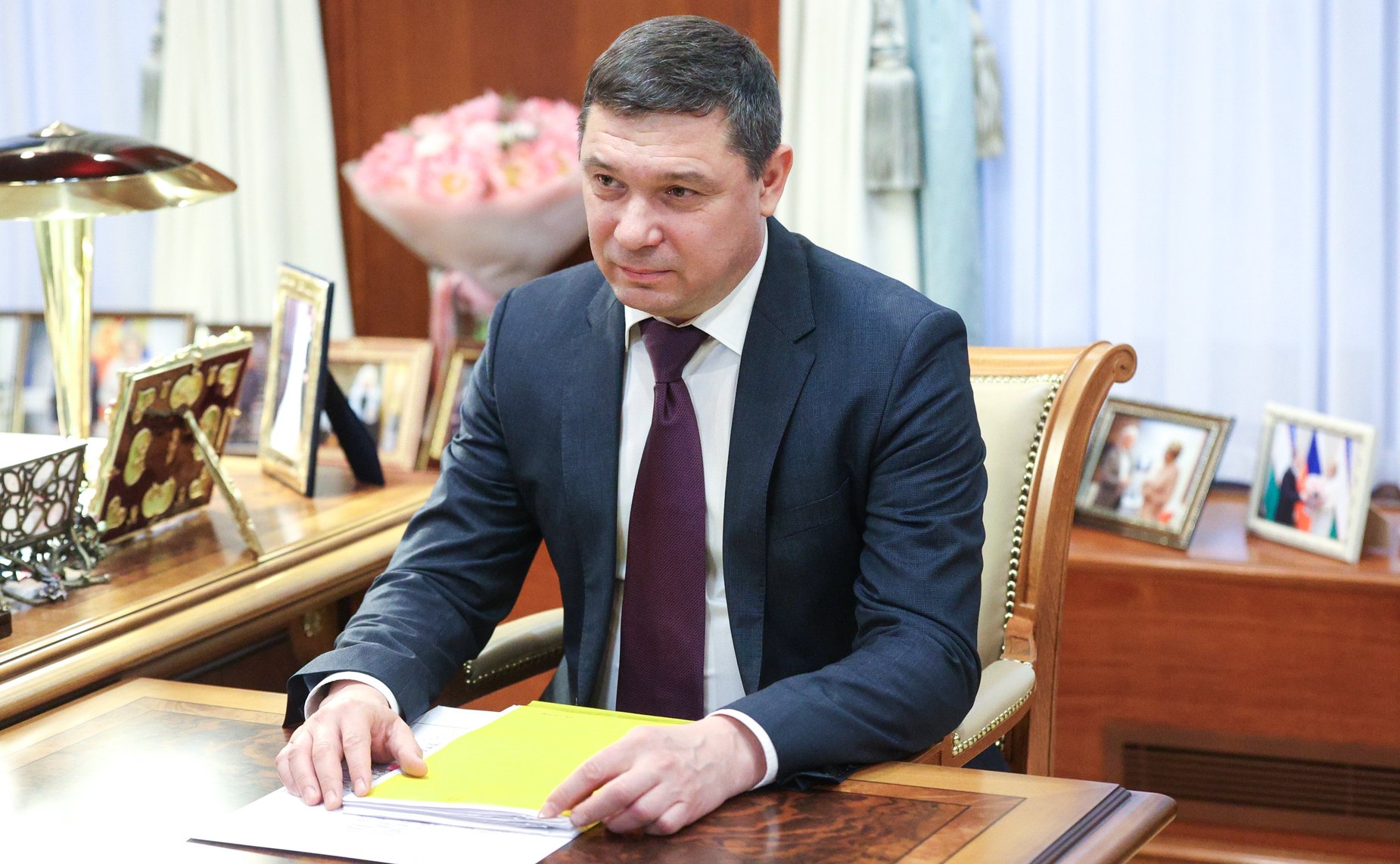 Встреча Председателя Совета Федерации Валентины Матвиенко с главой Тамбовской области Евгением Первышовым