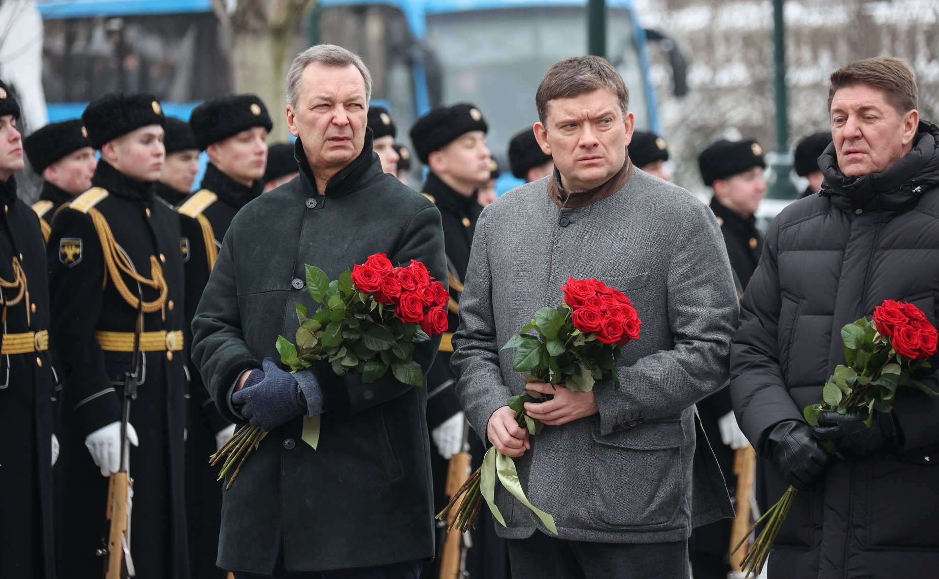 Председатель Совета Федерации Валентина Матвиенко и сенаторы РФ приняли участие в церемонии возложения цветов к Могиле Неизвестного Солдата