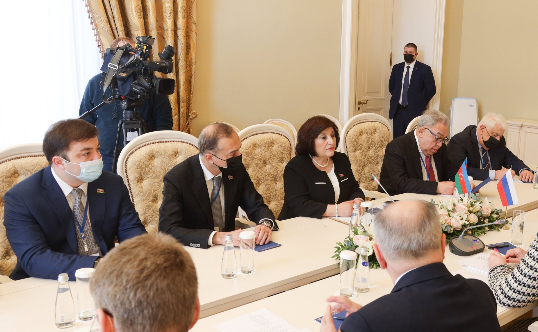 Встреча Председателя Совета МПА СНГ, Председателя СФ Валентины Матвиенко с Председателем Милли Меджлиса Азербайджанской Республики Сахибой Гафаровой