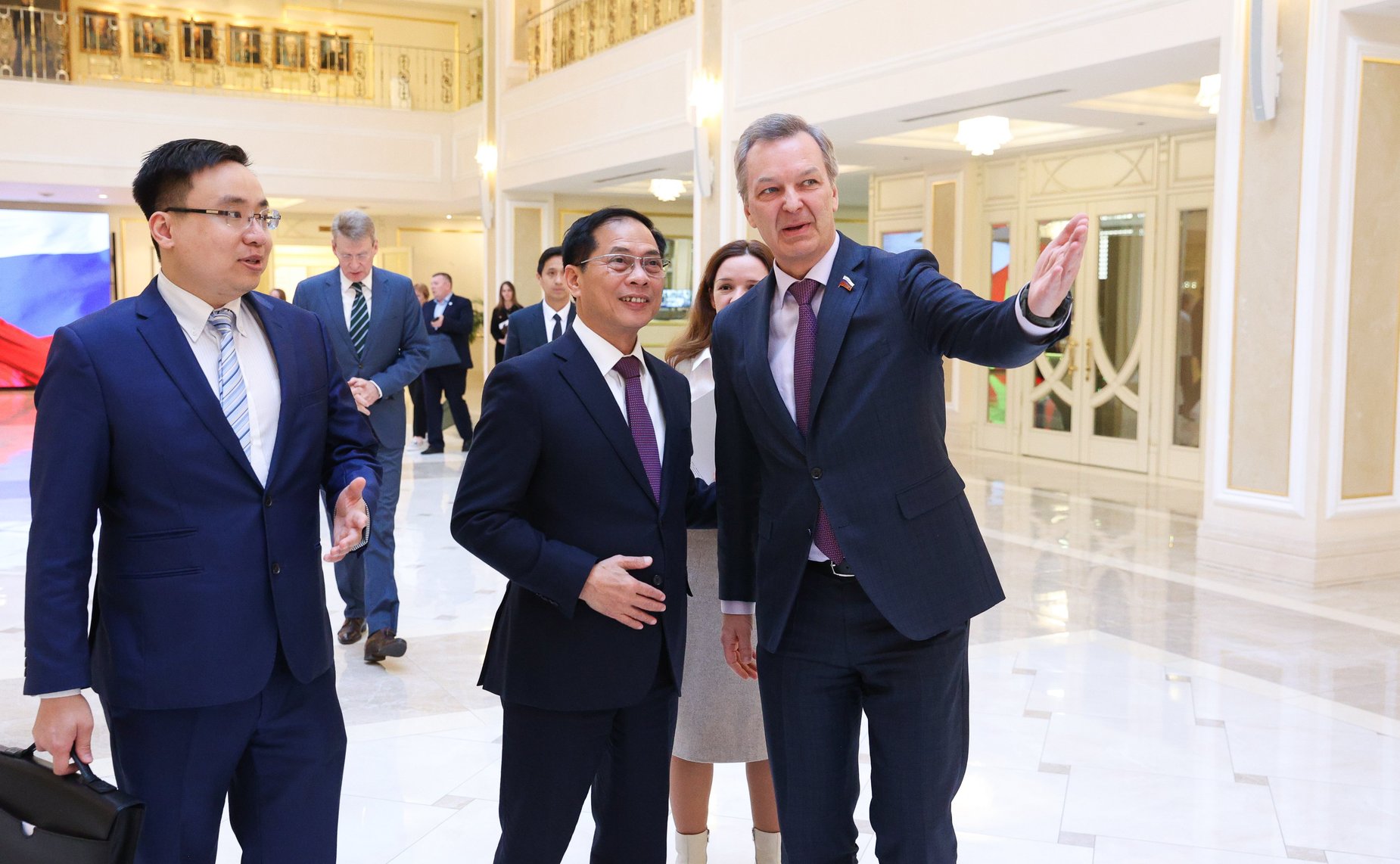 Встреча Председателя Совета Федерации Валентины Матвиенко с Вице-премьером Правительства, Министром иностранных дел Социалистической Республики Вьетнам Буй Тхань Шоном