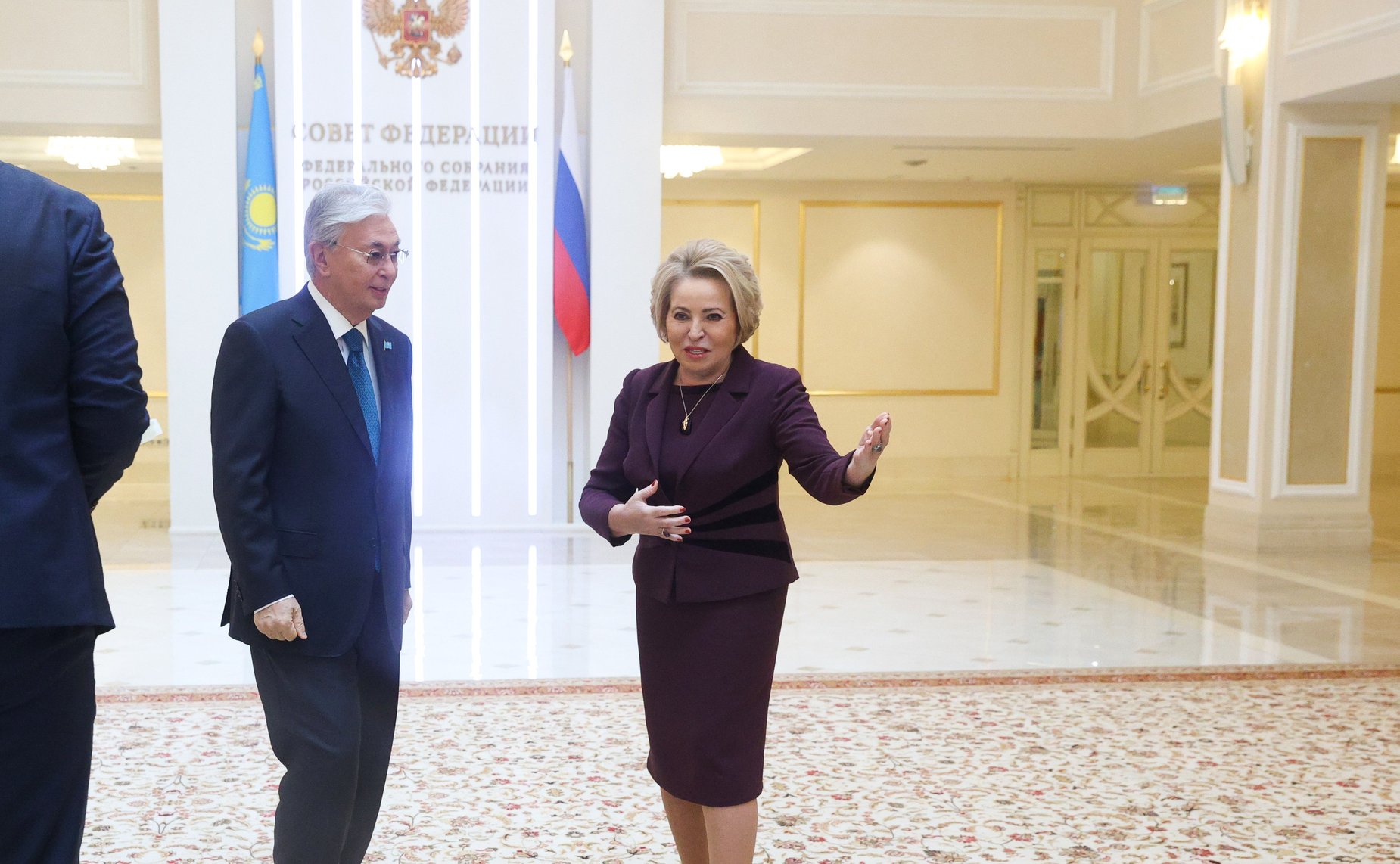 Встреча Председателя Совета Федерации Валентины Матвиенко и Президента Республики Казахстан Касым-Жомарта Токаева