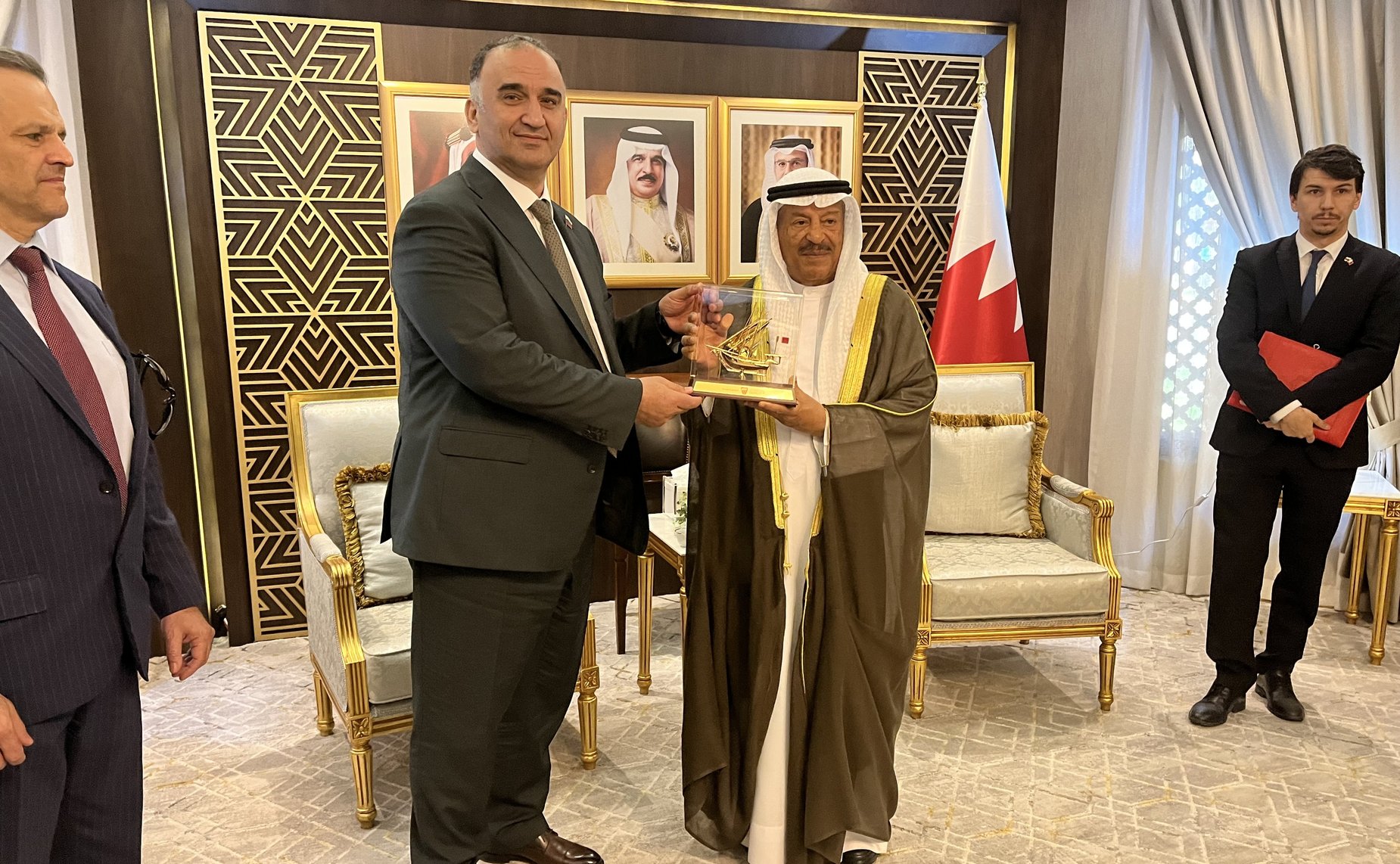 Делегация группы по сотрудничеству Совета Федерации с Консультативным советом Национального собрания Королевства Бахрейн была принята Председателем Консультативного совета Национального собрания Королевства Бахрейн Али Бен Салехом Ас-Салехом