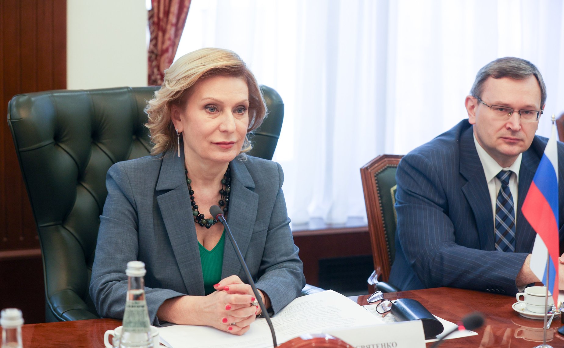 Встреча заместителя Председателя Совета Федерации Инны Святенко с Министром дошкольного и школьного образования Республики Узбекистан Хилолой Умаровой