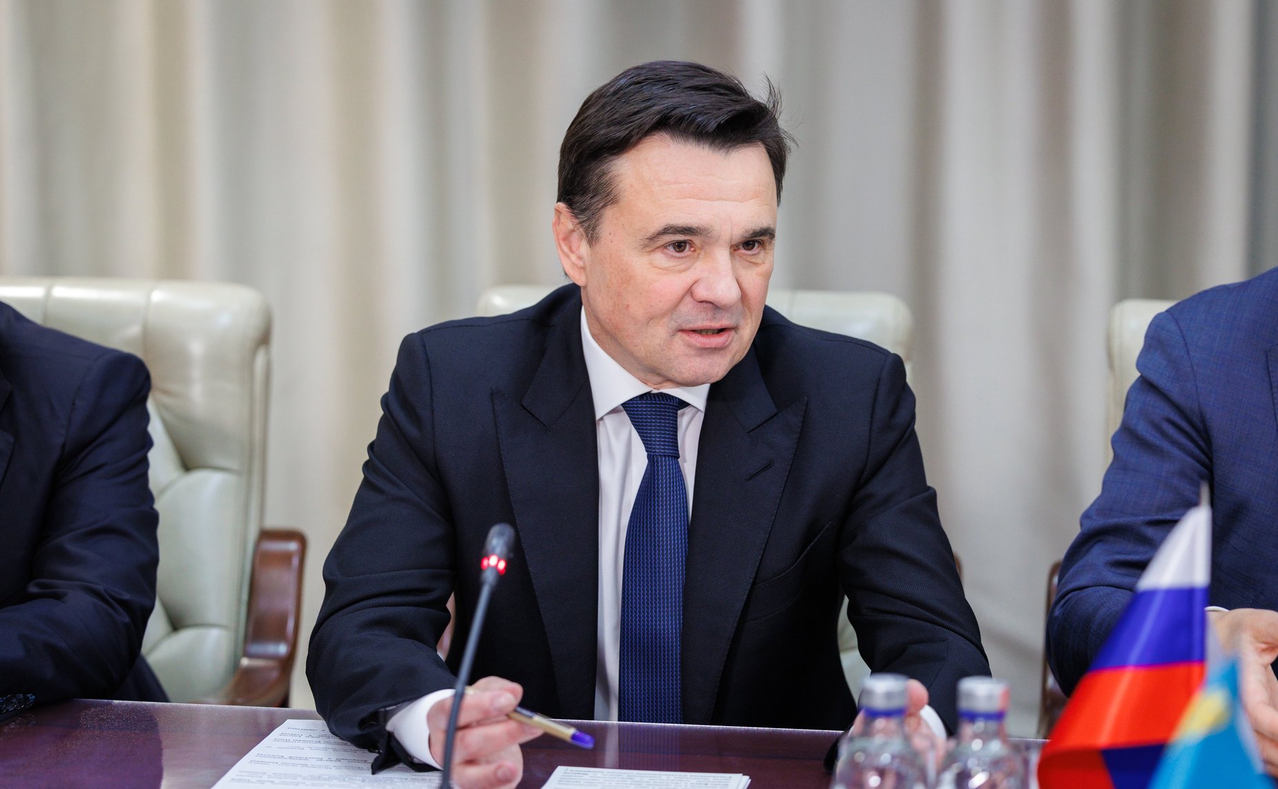 Заседание Комиссии по сотрудничеству между Советом Федерации и Сенатом Парламента Республики Казахстан