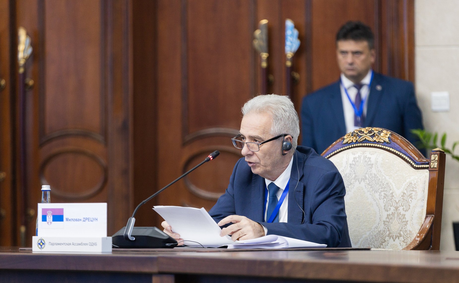 Юрий Воробьев и Владимир Булавин приняли участие в работе выездного заседания Совета Парламентской Ассамблеи Организации Договора о коллективной безопасности (ПА ОДКБ)