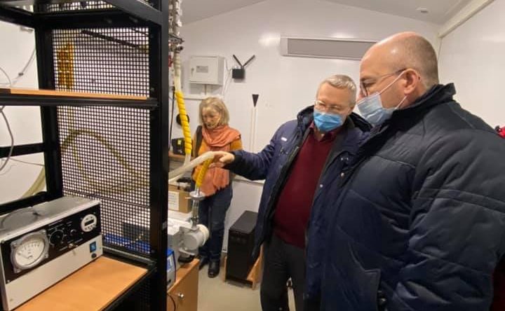 Олег Цепкин в рамках работы в регионе посетил областной Центр экологического мониторинга, а также стационарные и мобильные посты контроля атмосферного воздуха