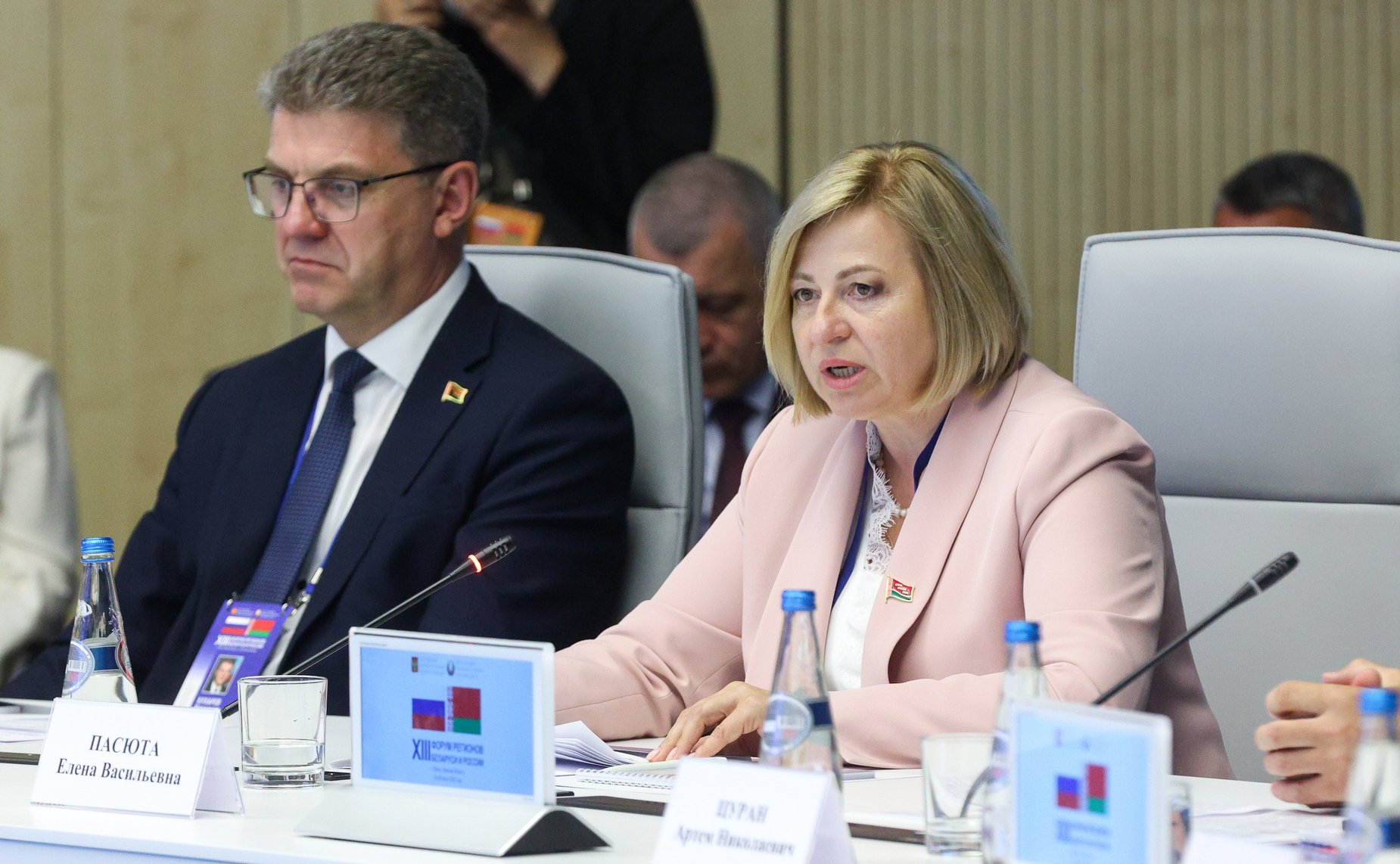 Встреча Председателя СФ Валентины Матвиенко и Председателя Совета Республики Национального собрания Республики Беларусь Натальи Кочановой с руководителями российских и белорусских регионов