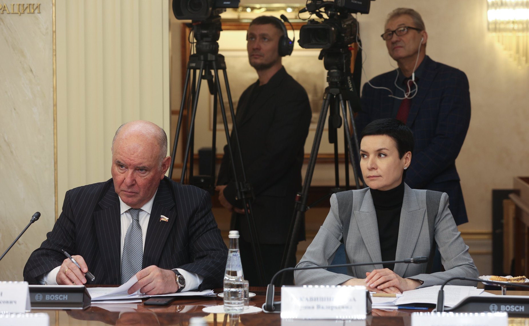 Встреча Председателя Совета Федерации Валентины Матвиенко с Председателем Совета Республики Национального Собрания Республики Беларусь Натальей Кочановой