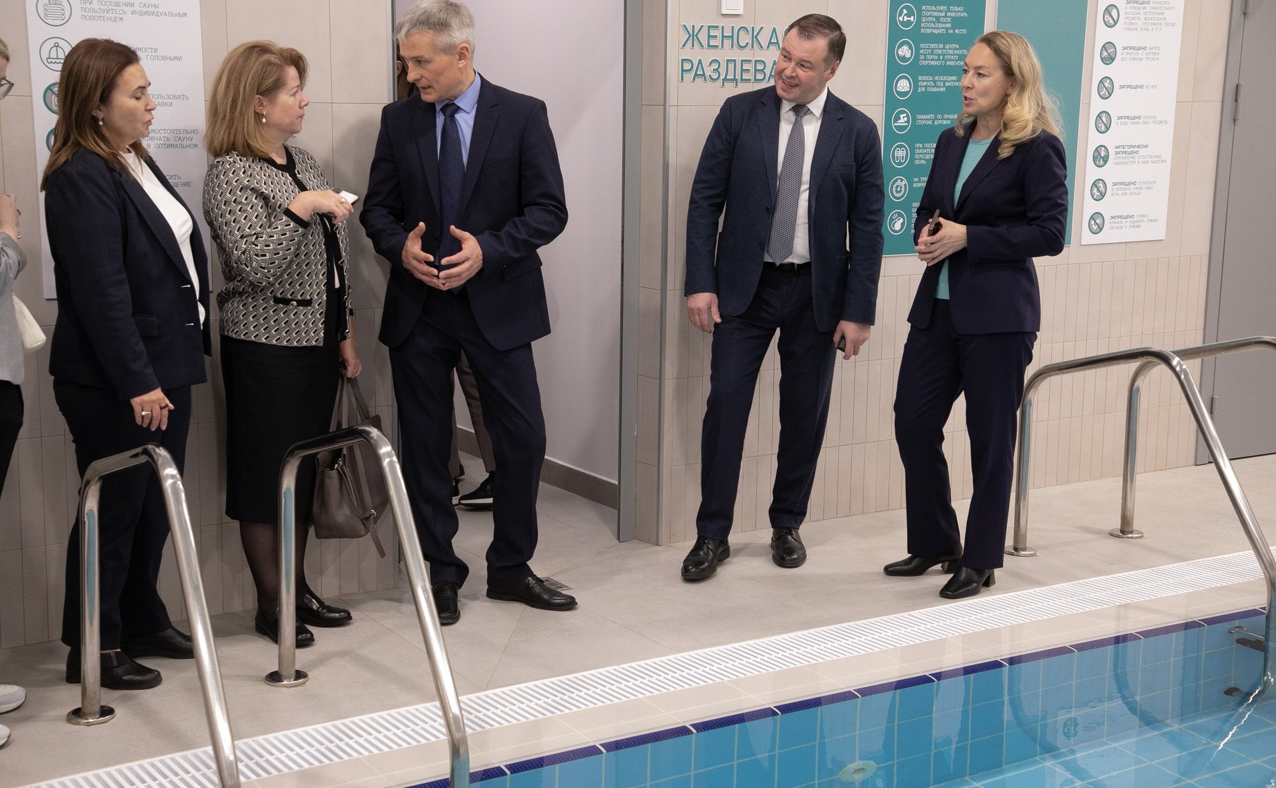 Сенаторы посетили Центр физкультурной и спортивной работы «Олимпия» Тюменского муниципального района