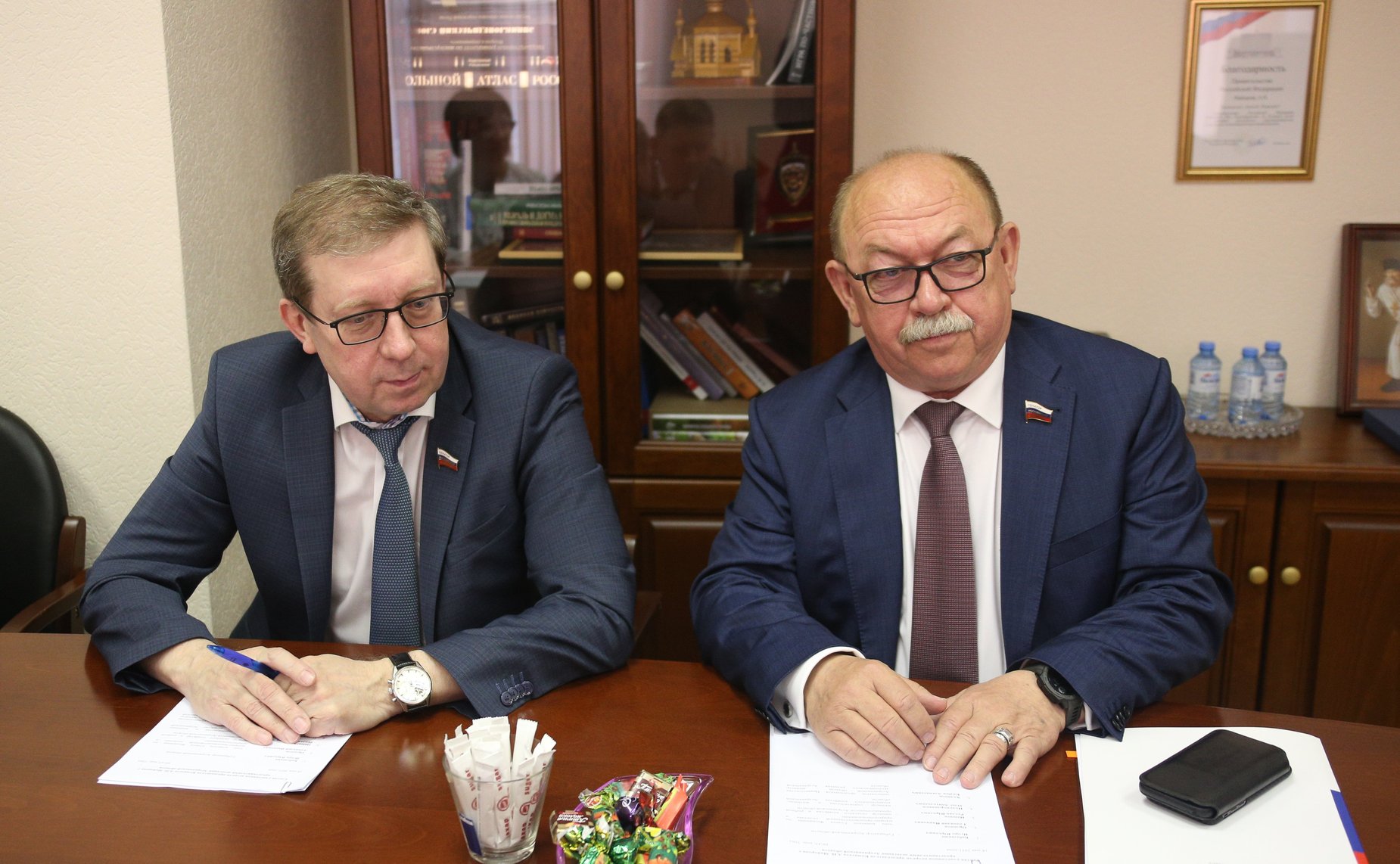 Рабочая встреча председателя Алексея Майорова Комитета СФ по аграрно-продовольственной политике и природопользованию с представителями делегации Астраханской области во главе с губернатором