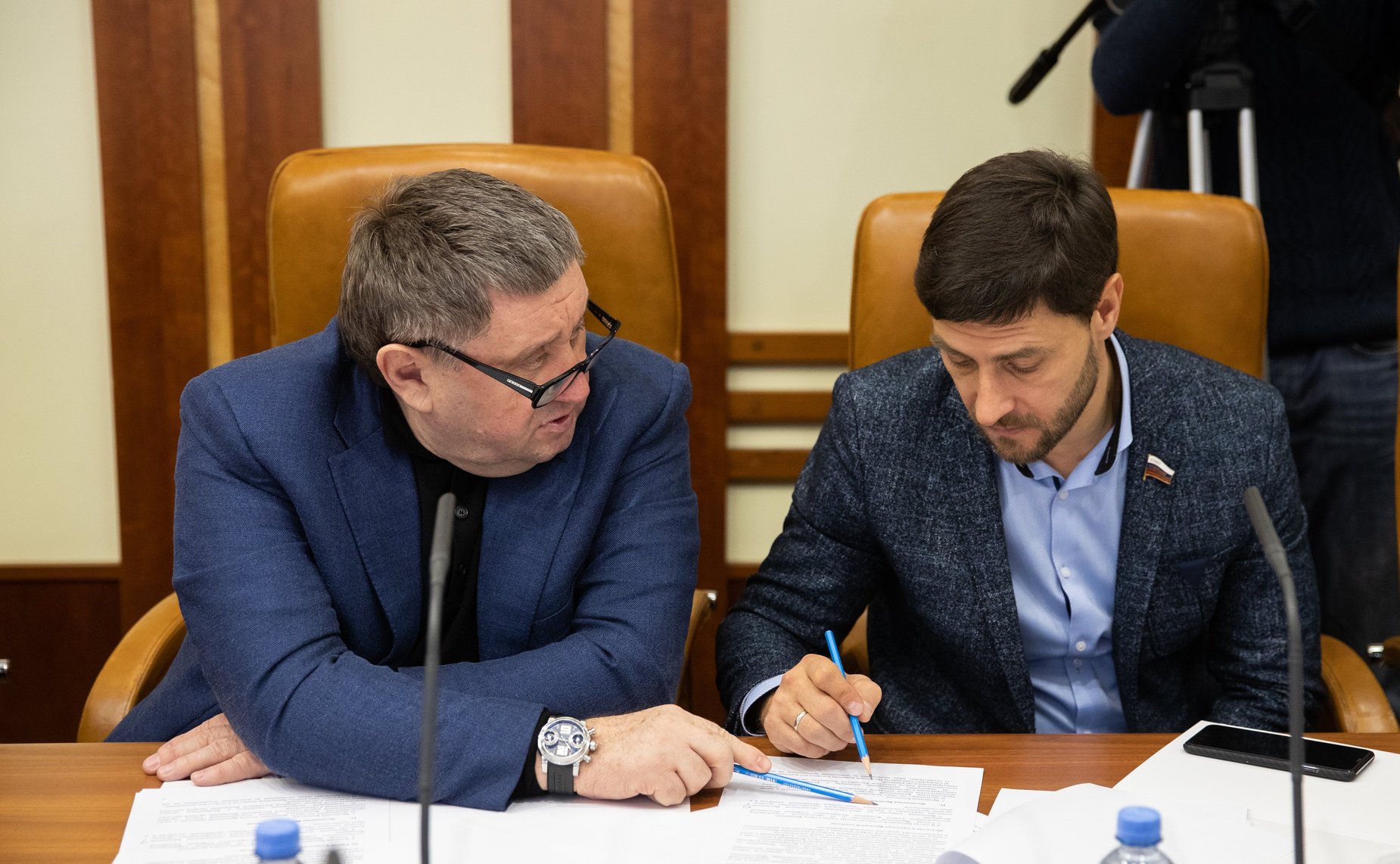 Михаил Пономарев и Алексей Синицын