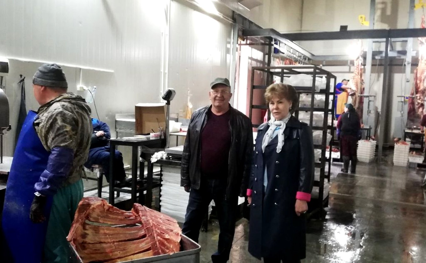 Татьяна Гигель побывала на Онгудайском мясоперерабатывающем комбинате