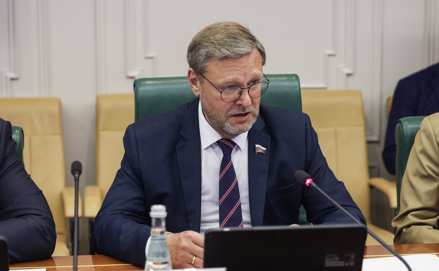 Заместитель Председателя СФ, председатель Организационного комитета культурно-образовательного проекта «Поезд памяти» Константин Косачев