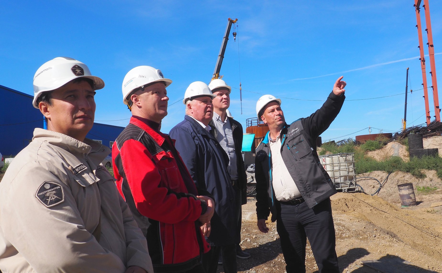 Вячеслав Наговицын в рамках поездки в регион проконтролировал ход строительства правобережных очистных сооружений в Улан-Удэ