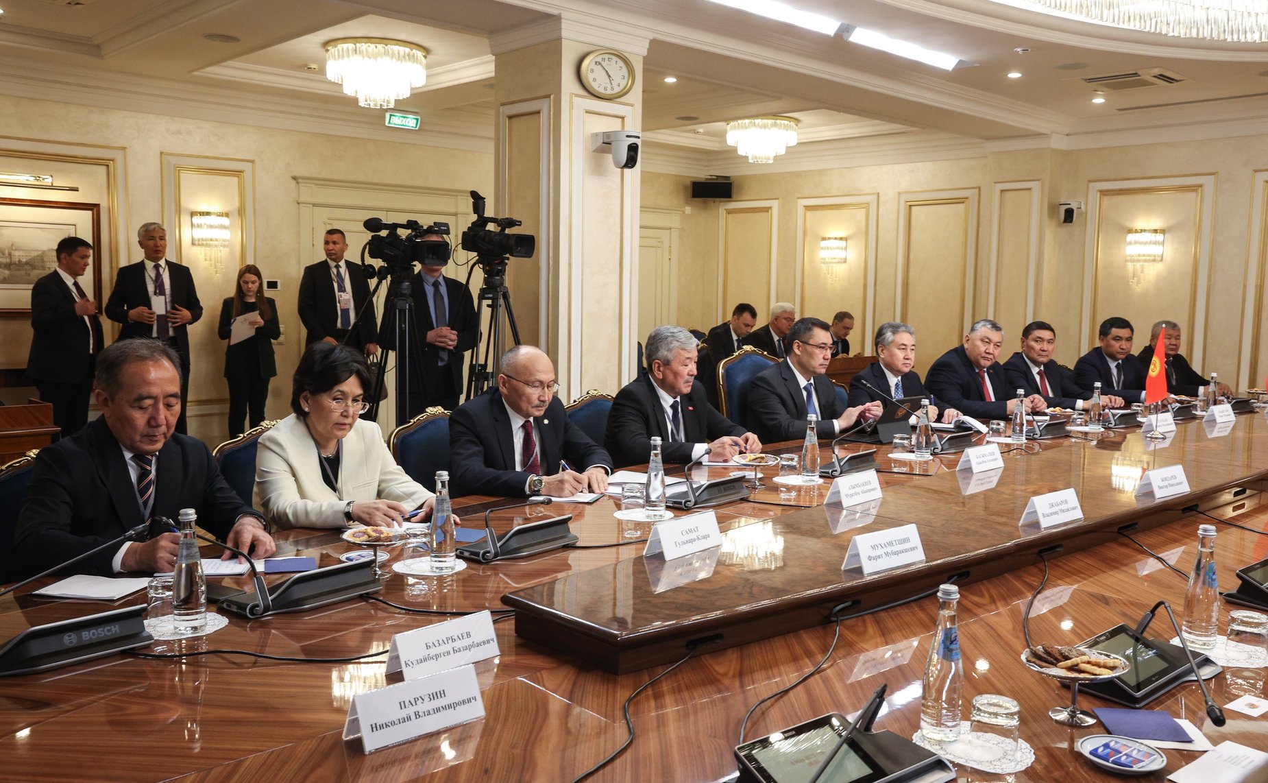 Встреча Председателя Совета Федерации Валентины Матвиенко с Президентом Киргизской Республики Садыром Жапаровым