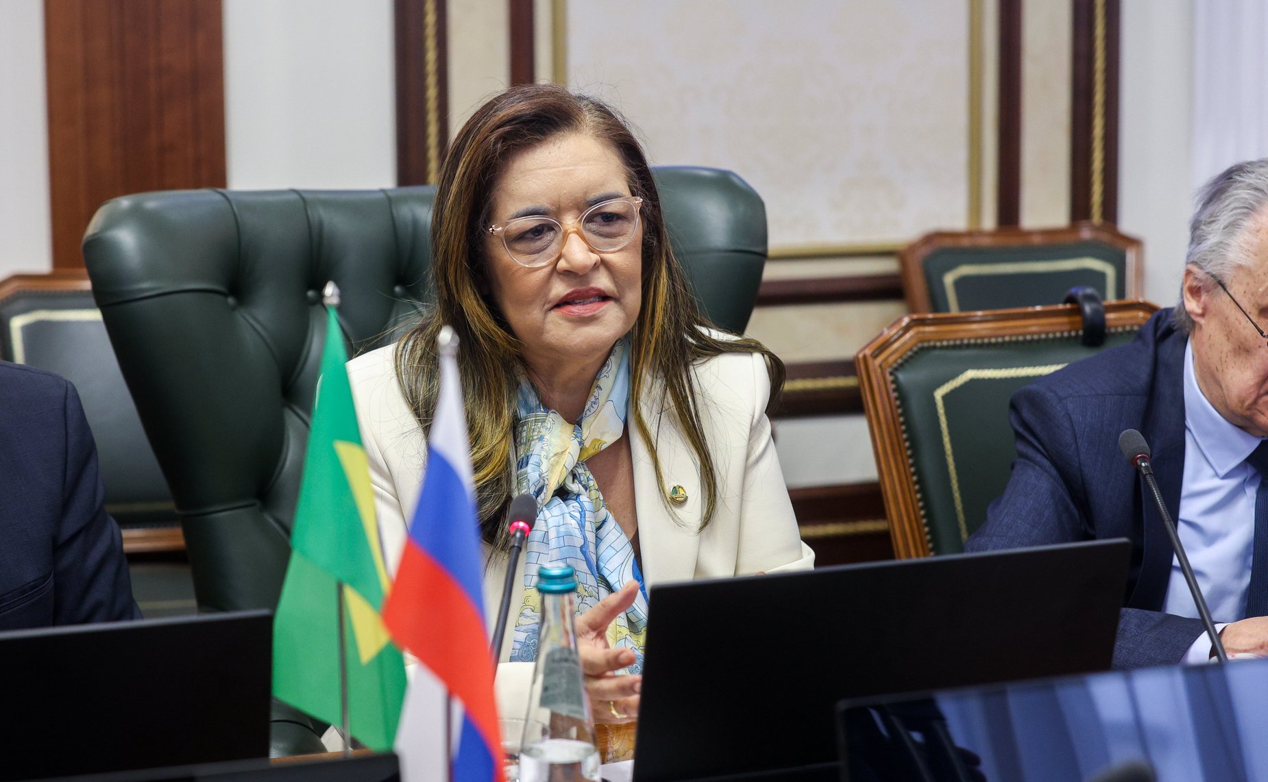 Сергей Рябухин провел встречу с делегацией Федерального сената Национального конгресса Федеративной Республики Бразилии. Делегацию возглавляет Эудосия Мария Оланда де Араужо Калдас