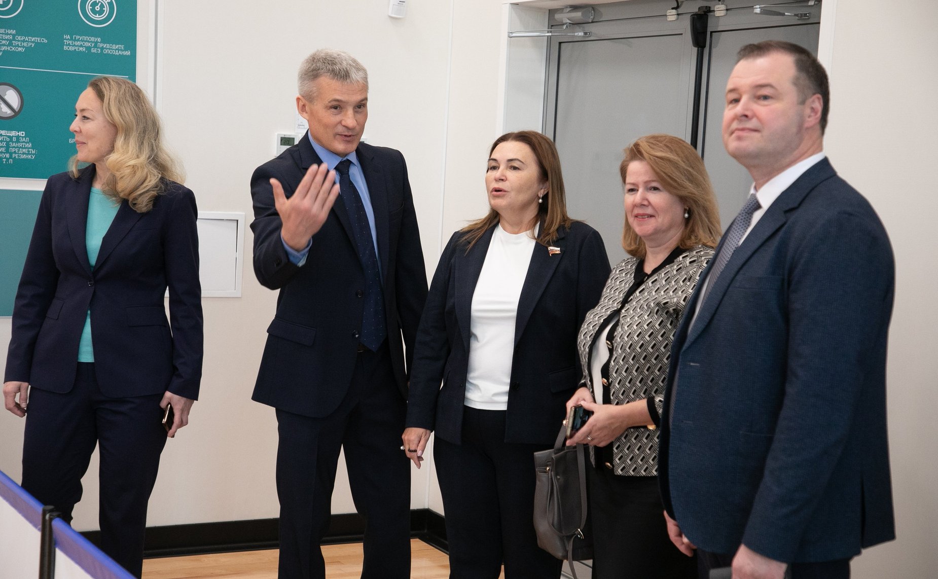 Сенаторы посетили Центр физкультурной и спортивной работы «Олимпия» Тюменского муниципального района