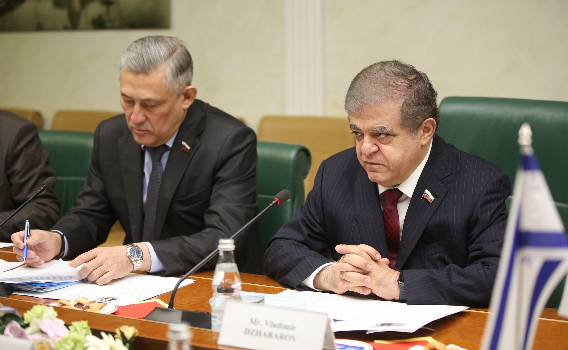 Встреча первого заместителя председателя Комитета СФ по международным делам Владимира Джабарова и членов Комитета СФ по обороне и безопасности с делегацией Колледжа национальной безопасности Армии обороны Государства Израиль