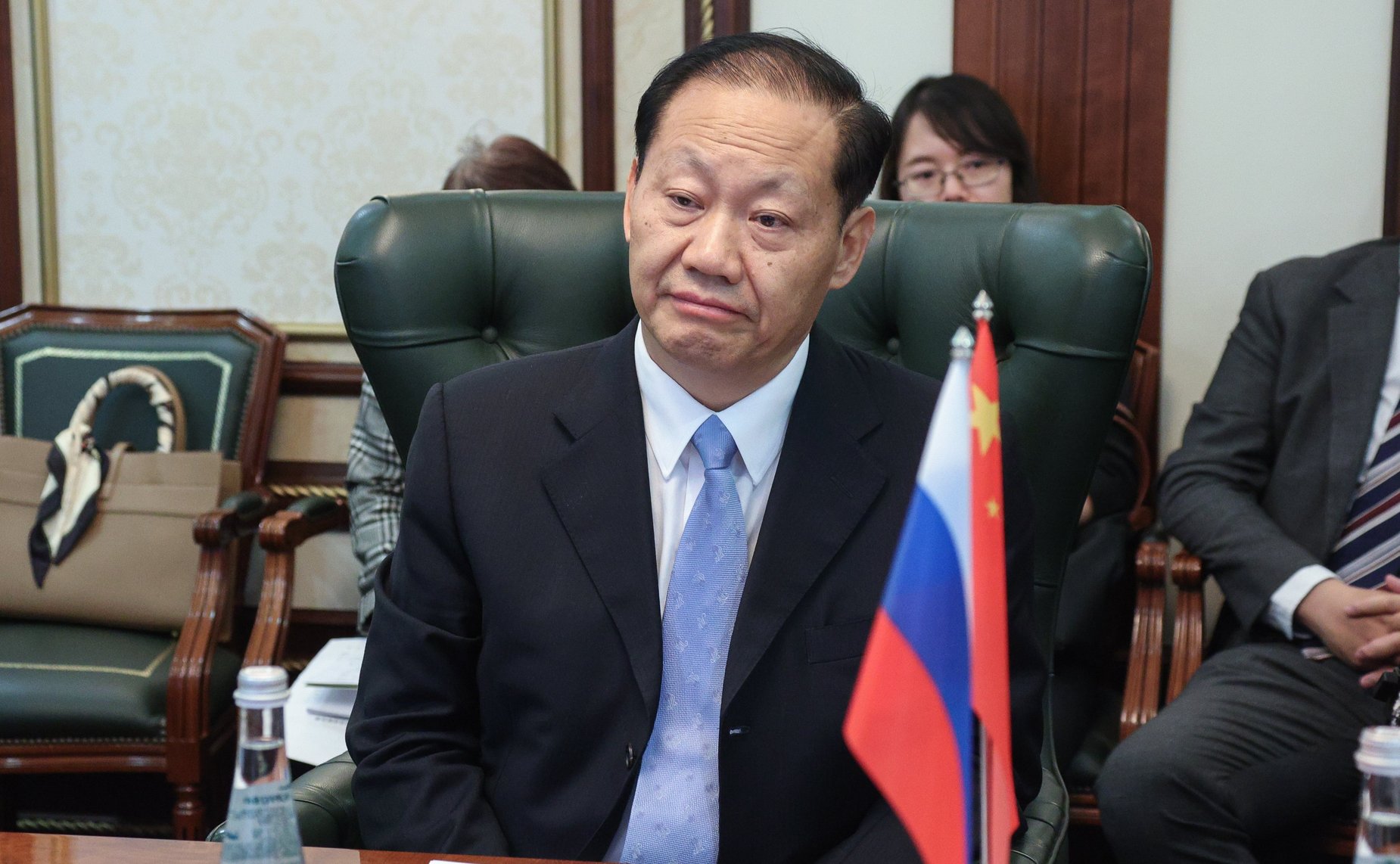 Встреча заместителя Председателя Совета Федерации Константина Косачева с заместителем Председателя Постоянного комитета Всекитайского собрания народных представителей Китайской Народной Республики Пэн Цинхуа