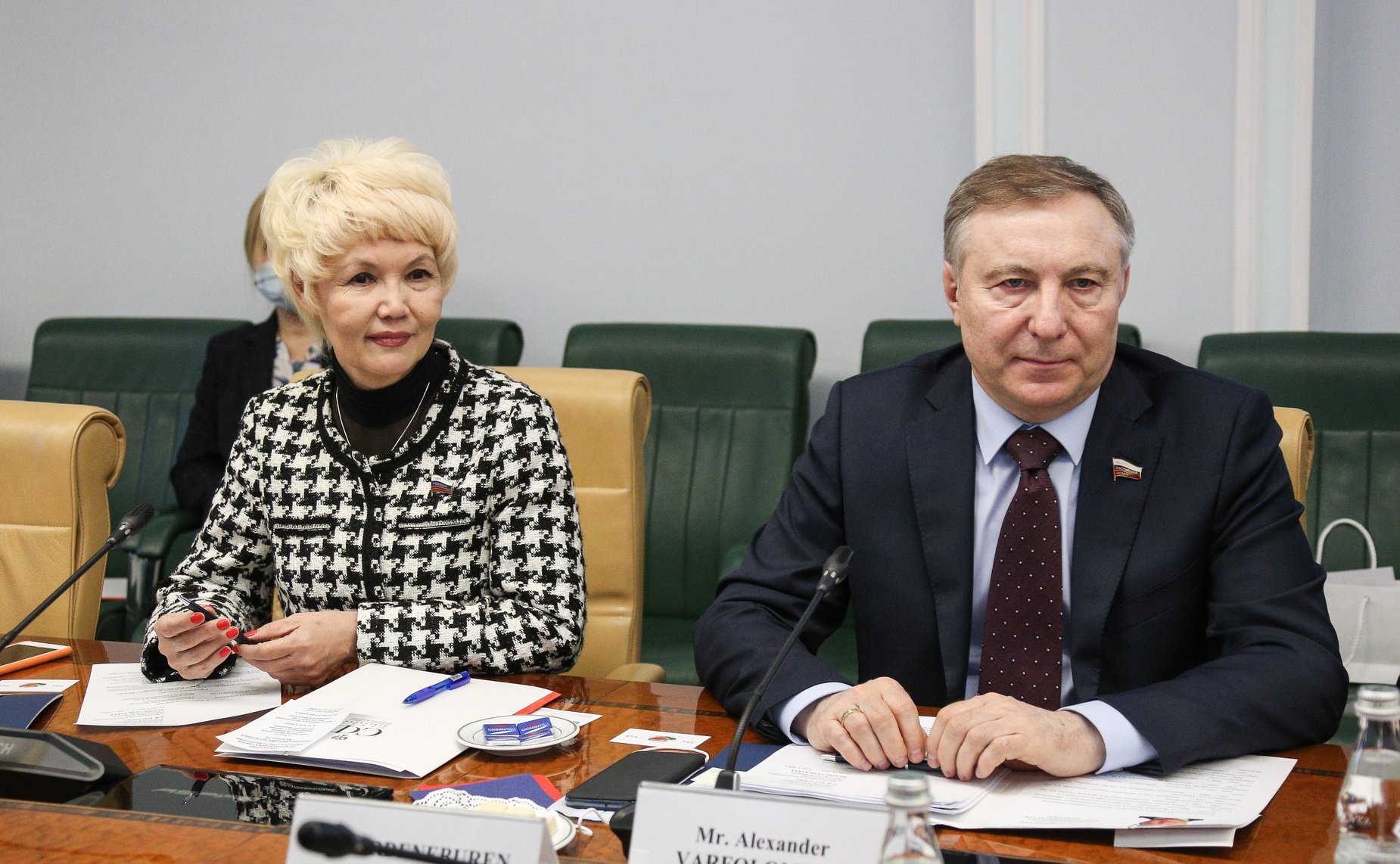 Дина Оюн и Александр Варфоломеев