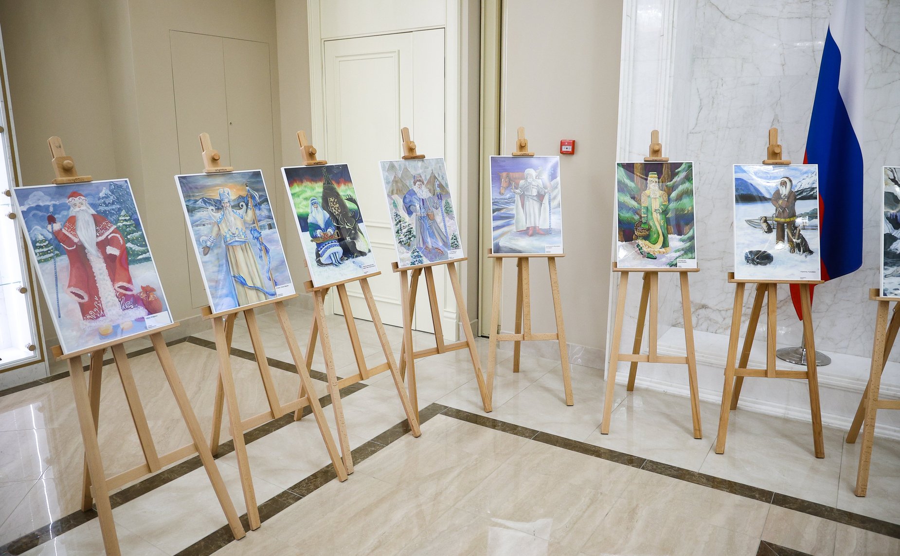 Торжественное открытие выставки лучших работ VII Всероссийского конкурса ватного мастерства «Россия многоликая: героический эпос», приуроченного к Году защитника Отечества в России, и награждение победителей конкурса