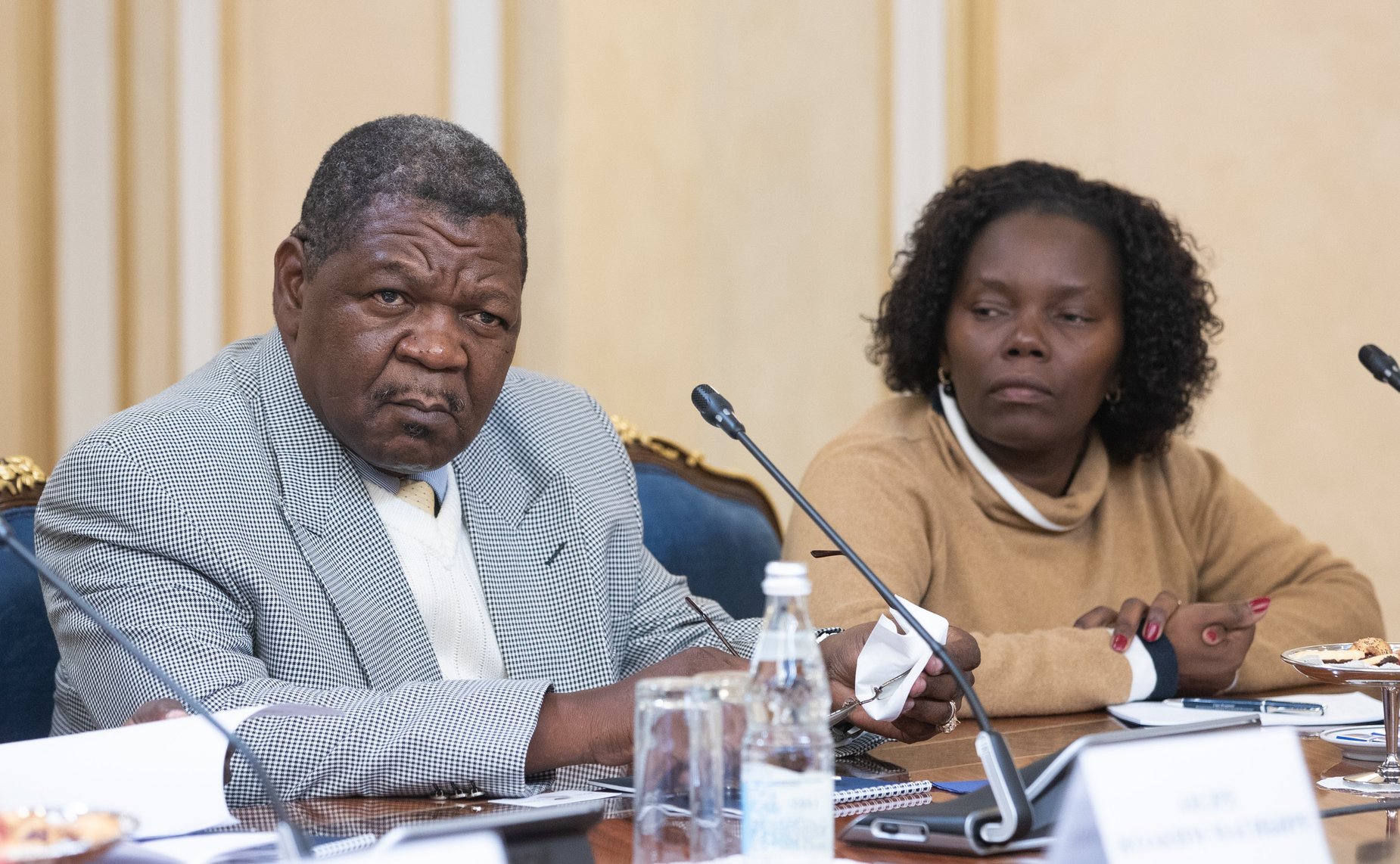 Встреча Николая Федорова с первым заместителем Председателя Ассамблеи Республики Мозамбик, Руководителем Административного совета Ассамблеи Антониу Жозе Амелией