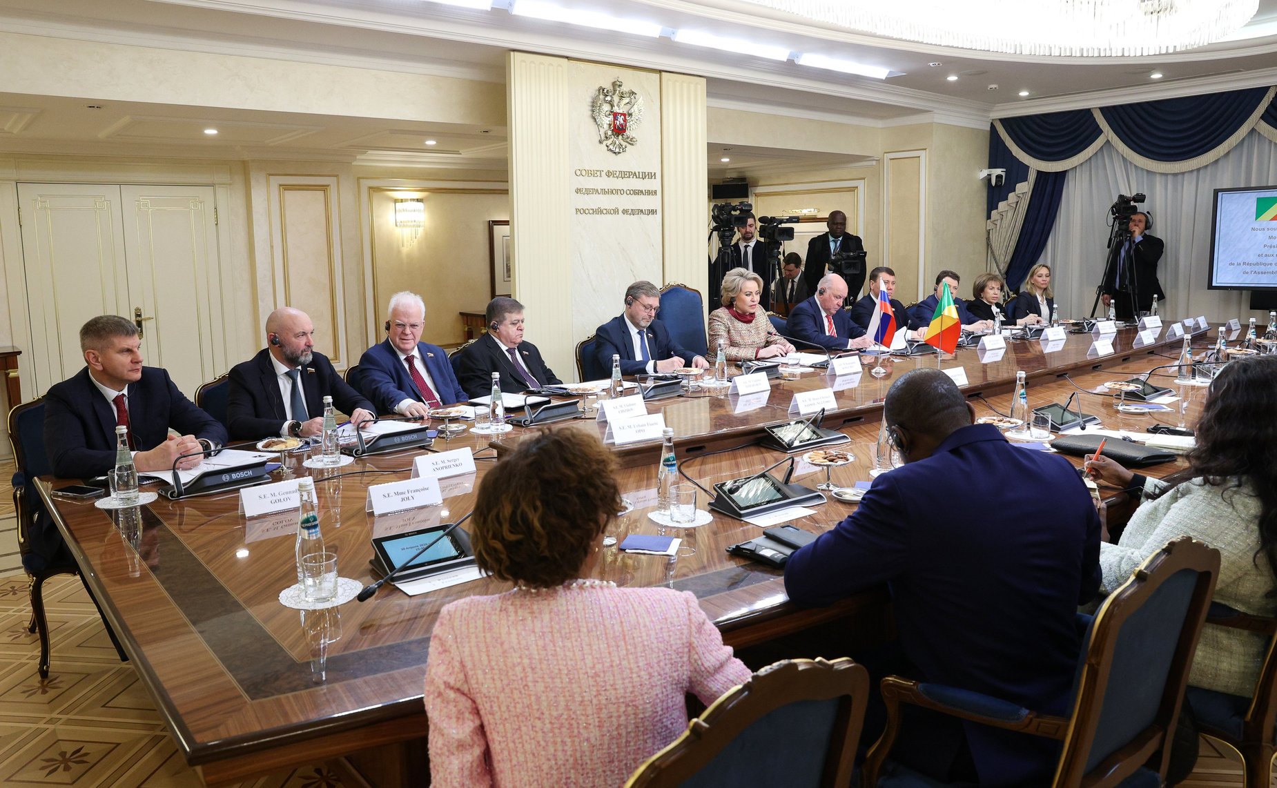 Встреча Председателя Совета Федерации Валентины Матвиенко с Президентом Республики Конго Дени Сассу-Нгессо