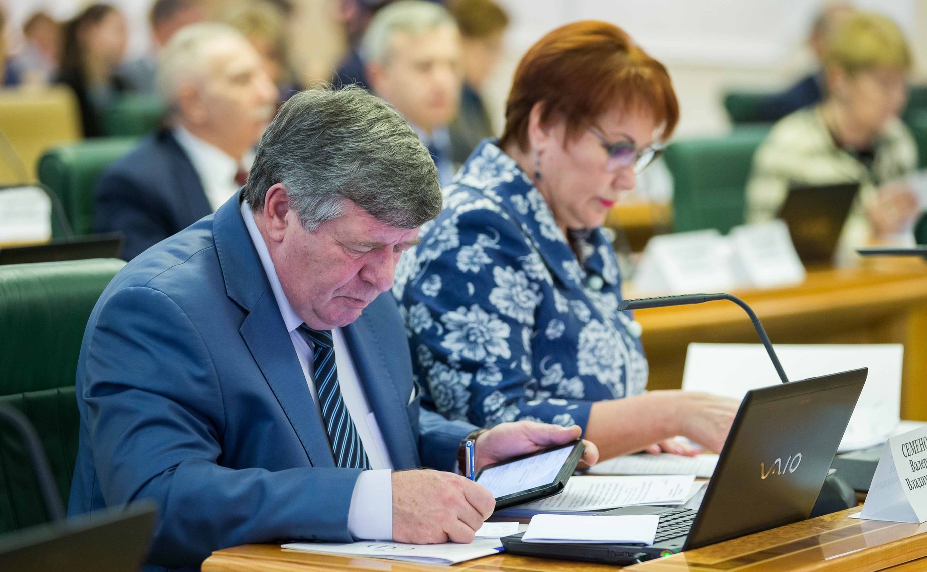 В. Семенов и Е. Перминова