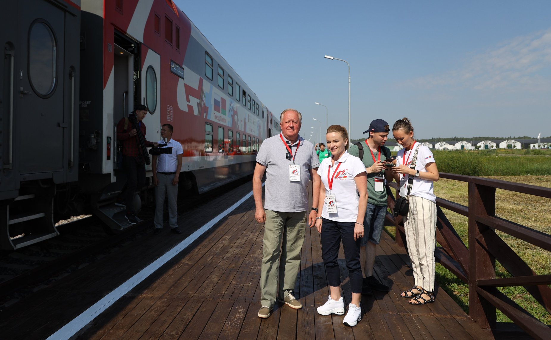 Участники проекта «Поезд Памяти» прибыли в «Парк Патриот»