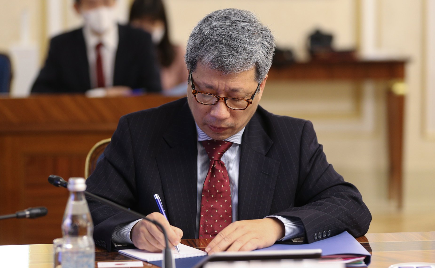 Встреча заместителя Председателя Совета Федерации Константина Косачева с Министром иностранных дел Социалистической Республики Вьетнам Буй Тхань Шоном