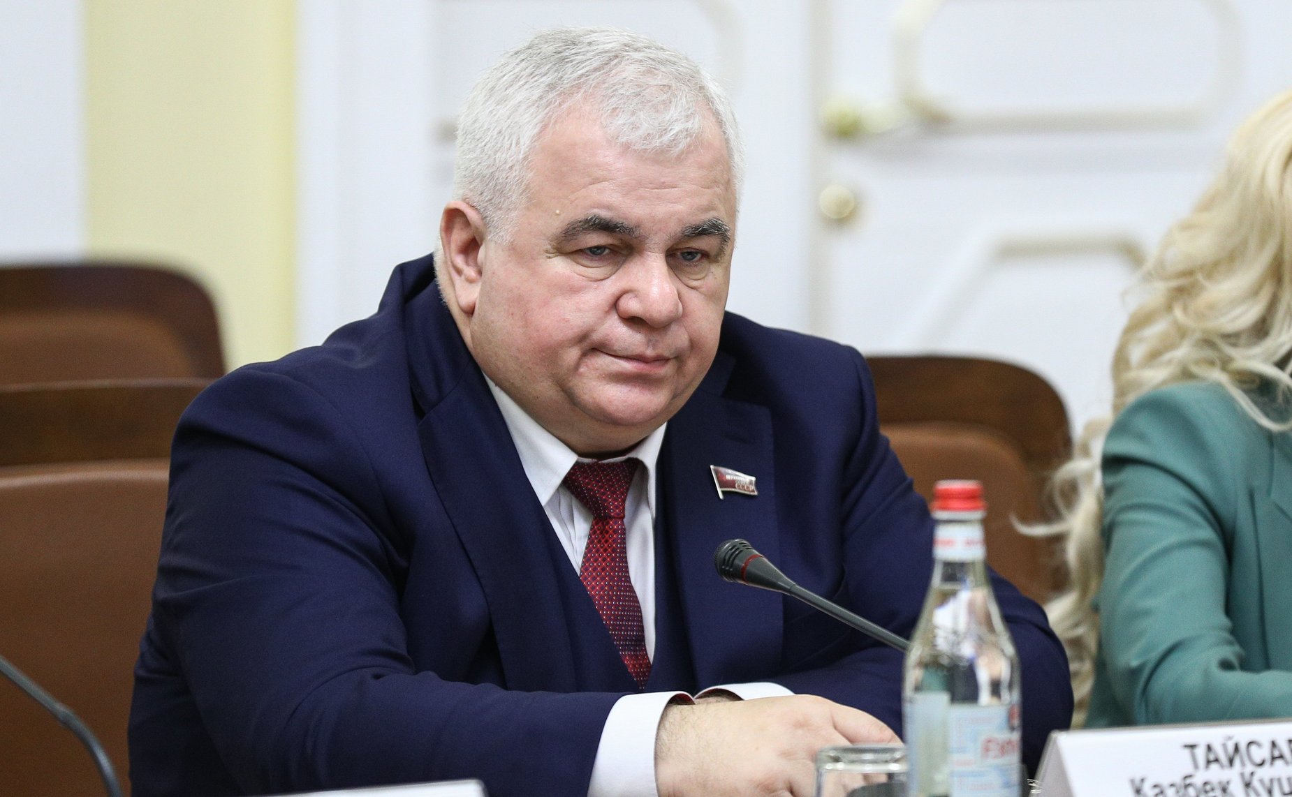 Встреча сопредседателей Межпарламентской комиссии по сотрудничеству Федерального Собрания Российской Федерации и Национального Собрания Республики Армения Юрия Воробьева и Акоба Аршакяна