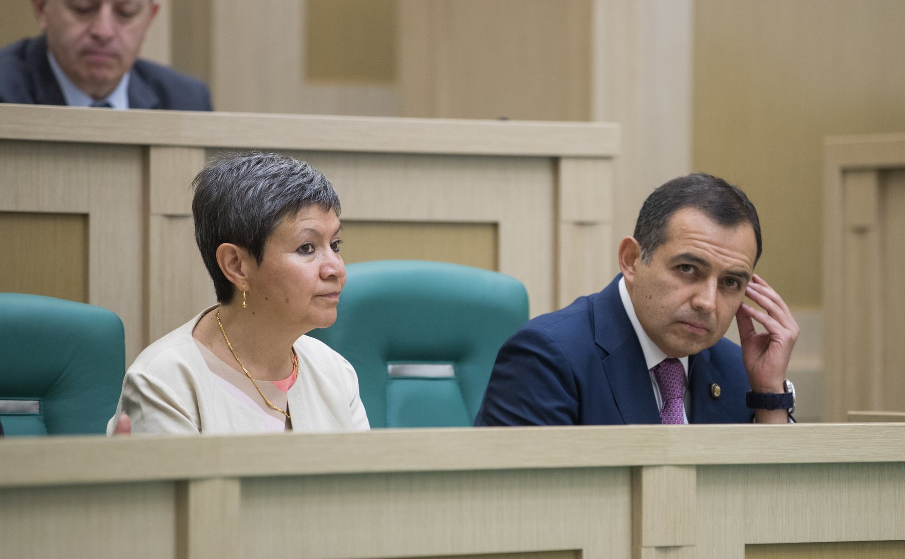 Председатель Палаты сенаторов Генерального конгресса Мексики Э. Арройо