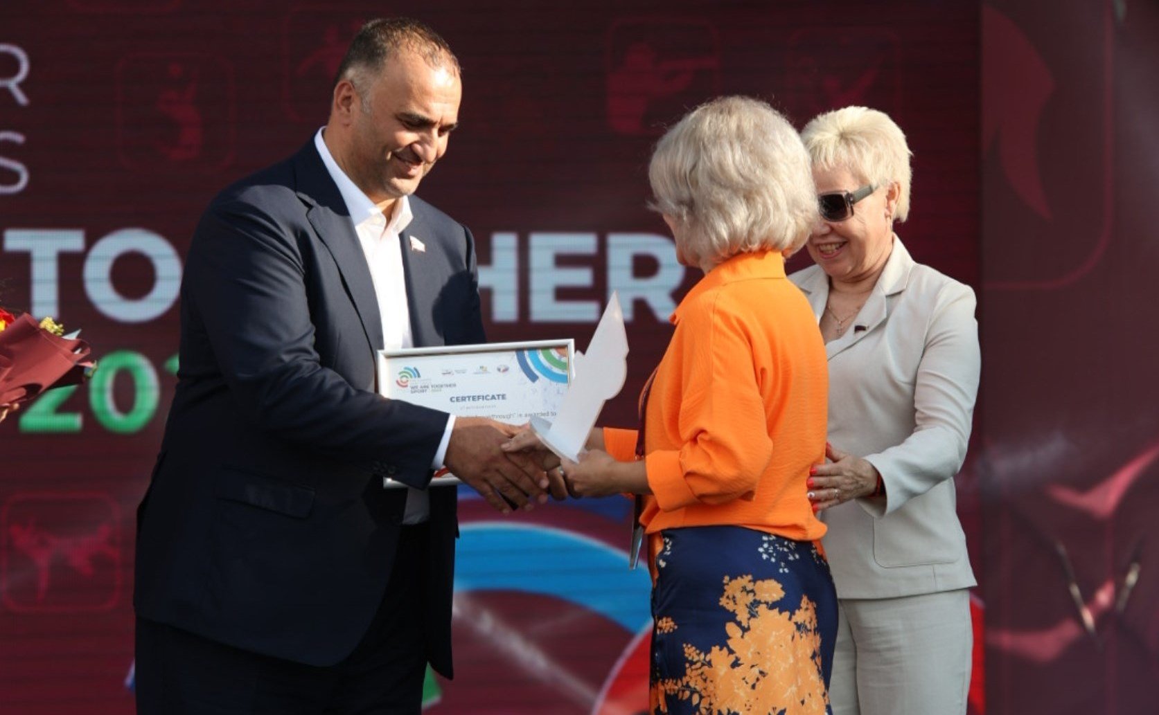 Мохмад Ахмадов принял участие в награждении спортсменов