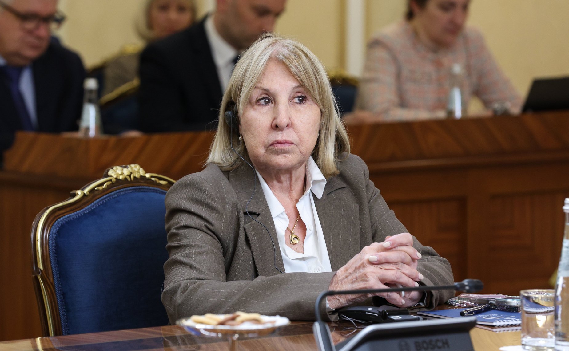 Валентина Матвиенко провела встречу с Председателем Парламента стран Латинской Америки и Карибского бассейна (ПАРЛАТИНО) Роландо Мигелем Гонсалесом Патрисио