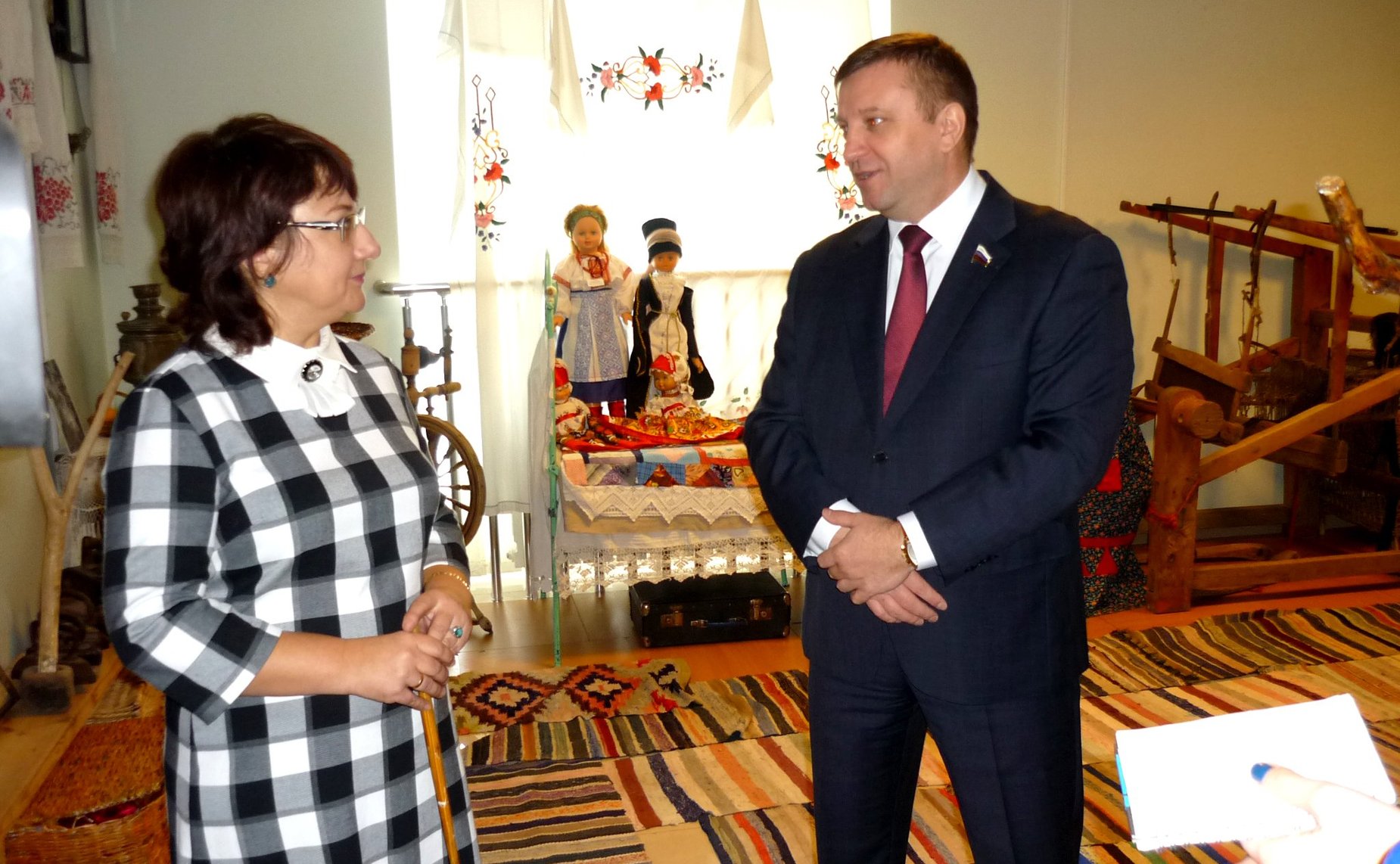 Алексей Кондратьев встретился с учителями и воспитанниками Бондарской средней школы